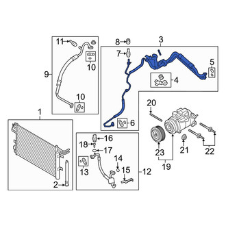 Ford OE - A/C Refrigerant Discharge Hose