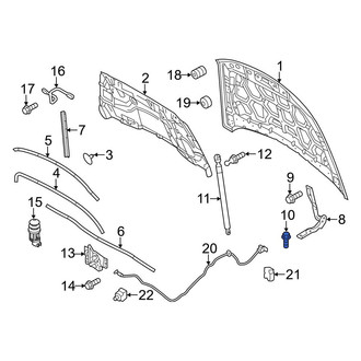 Ford OE - Front Inner Door Interior Trim Panel Bolt