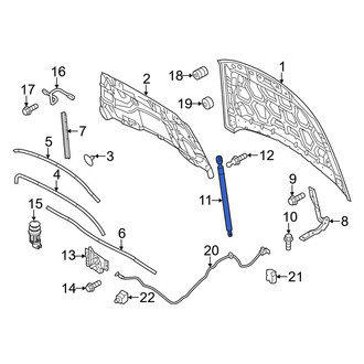 Ford OE - Front Left Hood Lift Support