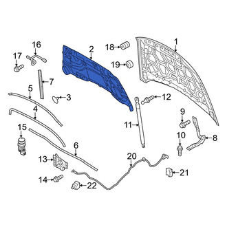 Ford OE - Front Hood Insulation Pad