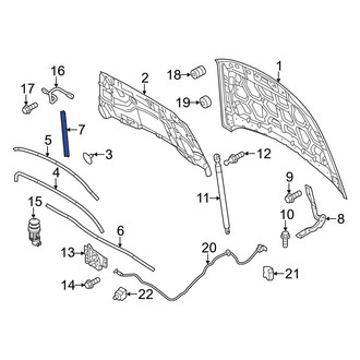 Ford OE - Front Center Hood Seal