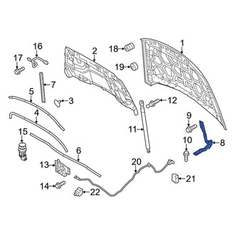 Ford OE - Front Right Hood Hinge