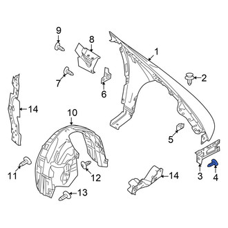 Ford OE - Power Steering Cooler Bolt