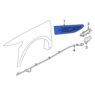 Ford OE - Front Right Fender Emblem