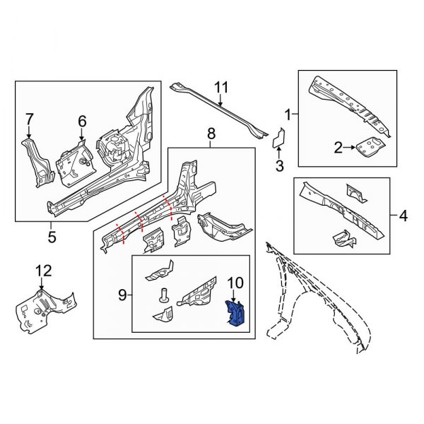 Fender Rail Bracket