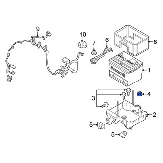 Ford OE - Battery Tray Nut