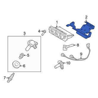 Ford OE - Engine Control Module (ECM) Bracket