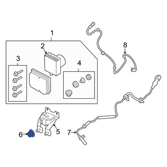 Ford OE - ABS Hydraulic Assembly Nut