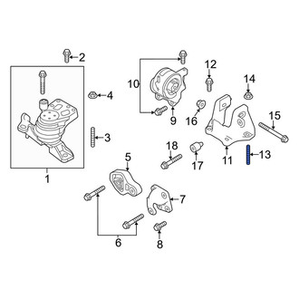 Ford OE - Automatic Transmission Mount Stud