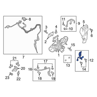 Ford OE - Turbocharger Oil Line