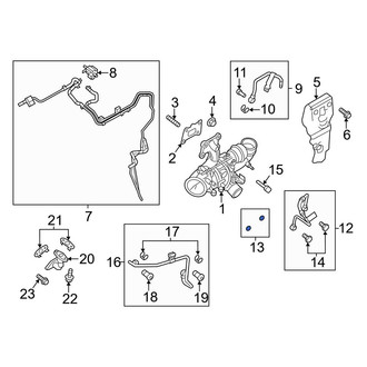 Ford OE - Turbocharger Oil Line Gasket