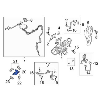 Ford OE - Turbocharger Oil Line