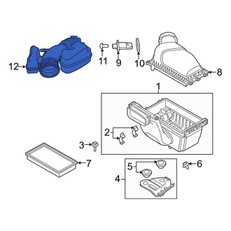 Ford OE - Engine Air Intake Hose