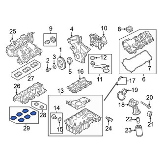 Ford OE - Lower Engine Intake Manifold Gasket