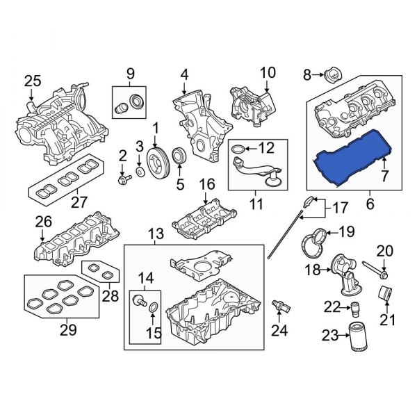 Engine Valve Cover Gasket