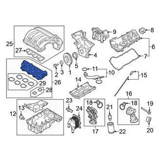 Ford OE - Lower Engine Intake Manifold