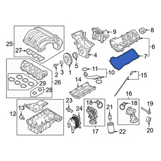 Ford OE - Left Engine Valve Cover Gasket