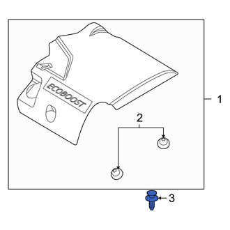 Ford OE - Left Engine Cover Stud