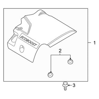 Ford OE - Engine / Transaxle - Engine Appearance Cover (T Engine VIN Character)