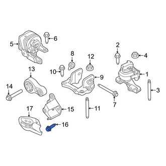 Ford OE - Engine Support Rod Bolt