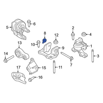 Ford OE - Automatic Transmission Mount Nut