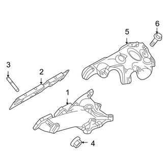 Ford OE - Exhaust System - Manifold (W Engine VIN Character)