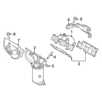 Ford OE - Exhaust System - Manifold (W Engine VIN Character)