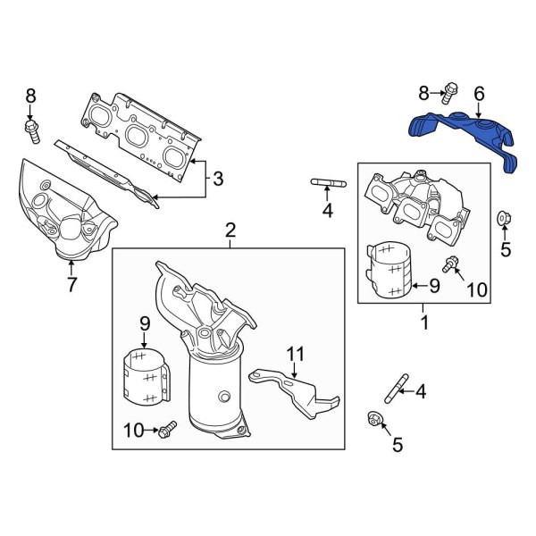 Exhaust Manifold Heat Shield