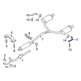 Ford OE - Exhaust System Hanger Bracket