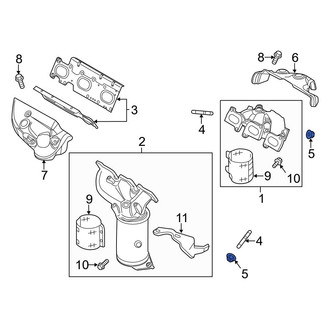 Ford OE - Exhaust Manifold Nut