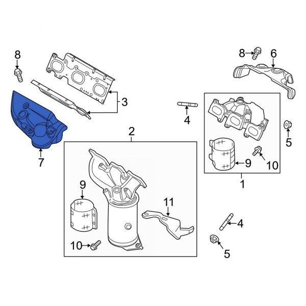 Exhaust Manifold Heat Shield