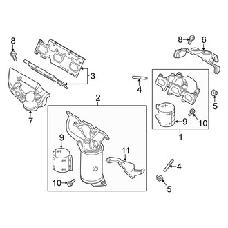 Ford OE - Exhaust System - Manifold (3.7L)
