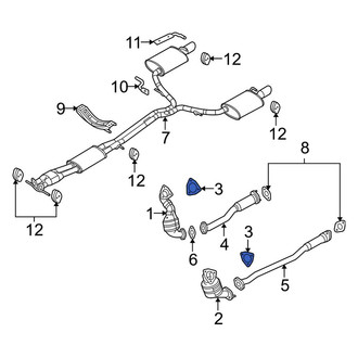Ford OE - Rear Catalytic Converter Gasket