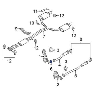 Ford OE - Front Left Exhaust Crossover Gasket