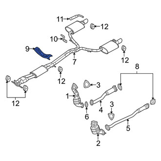 Ford OE - Exhaust System Hanger Bracket