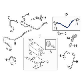 Ford OE - PCV Valve Hose