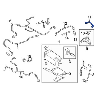 Ford OE - PCV Valve Hose