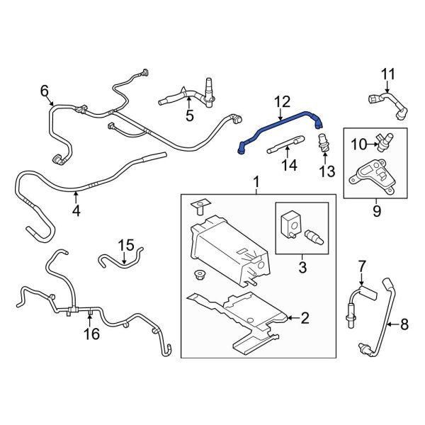 Evaporative Emissions System Lines