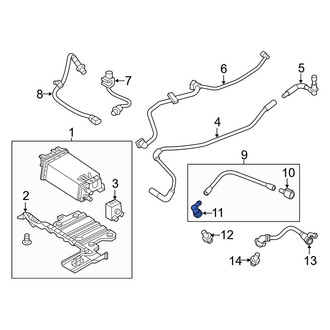Ford OE - PCV Valve Elbow