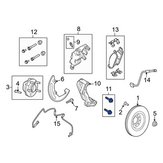Ford OE - Disc Brake Caliper Anchor Plate Bolt