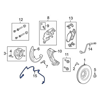 Ford OE - Front ABS Wheel Speed Sensor