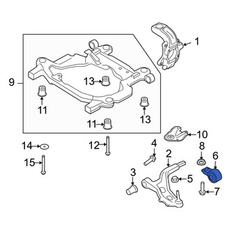 Ford OE - Front Left Rearward Suspension Control Arm Bushing