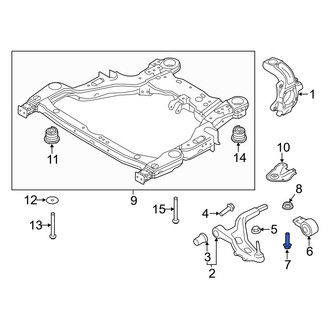 Ford OE - Front Suspension Control Arm Bolt
