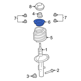 Ford OE - Front Suspension Strut Mount