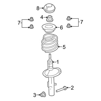 Ford OE - Front Suspension - Struts & Components