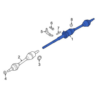 Ford OE - Front Right CV Axle Assembly