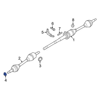 Ford OE - Rear CV Joint Nut