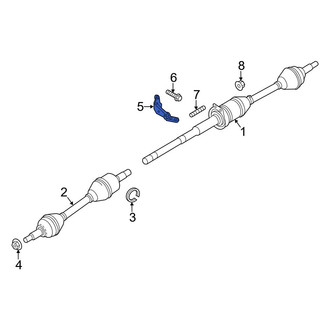Ford OE - Front Right CV Intermediate Shaft Bracket