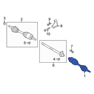 Ford OE - Front Right CV Axle Assembly