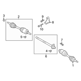 Ford OE - Front Suspension - Drive Axles